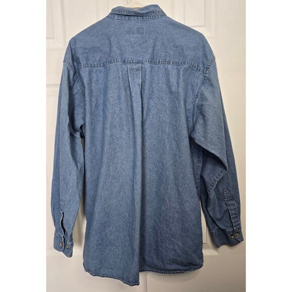 Vintage Competitors View NASCAR Jeff Gordon Denim Button Up Shirt- Size Large - Picture 2 of 3